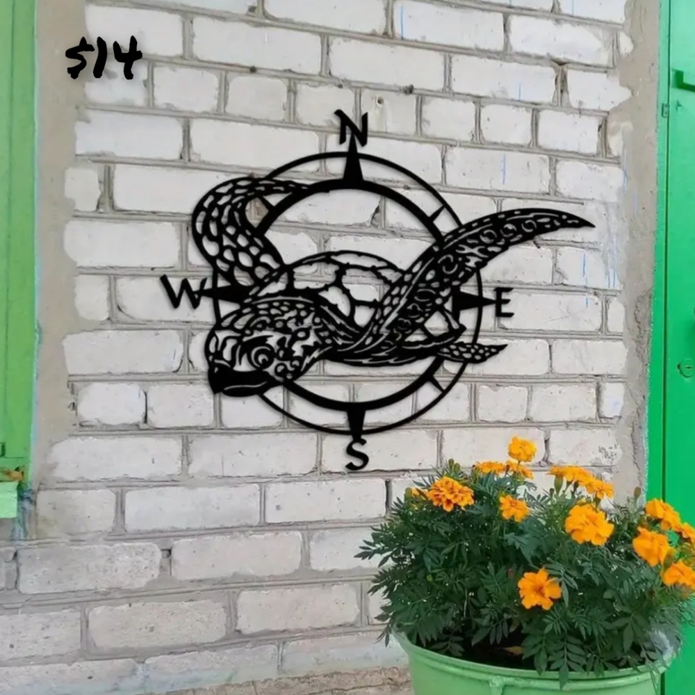 Machine cut metal wall art, sizes vary. Prices from $12-$24. Part One*****
